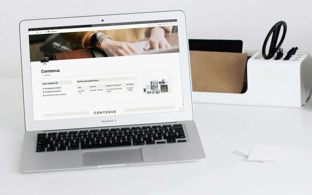 Organiser sa création de contenu avec Notion